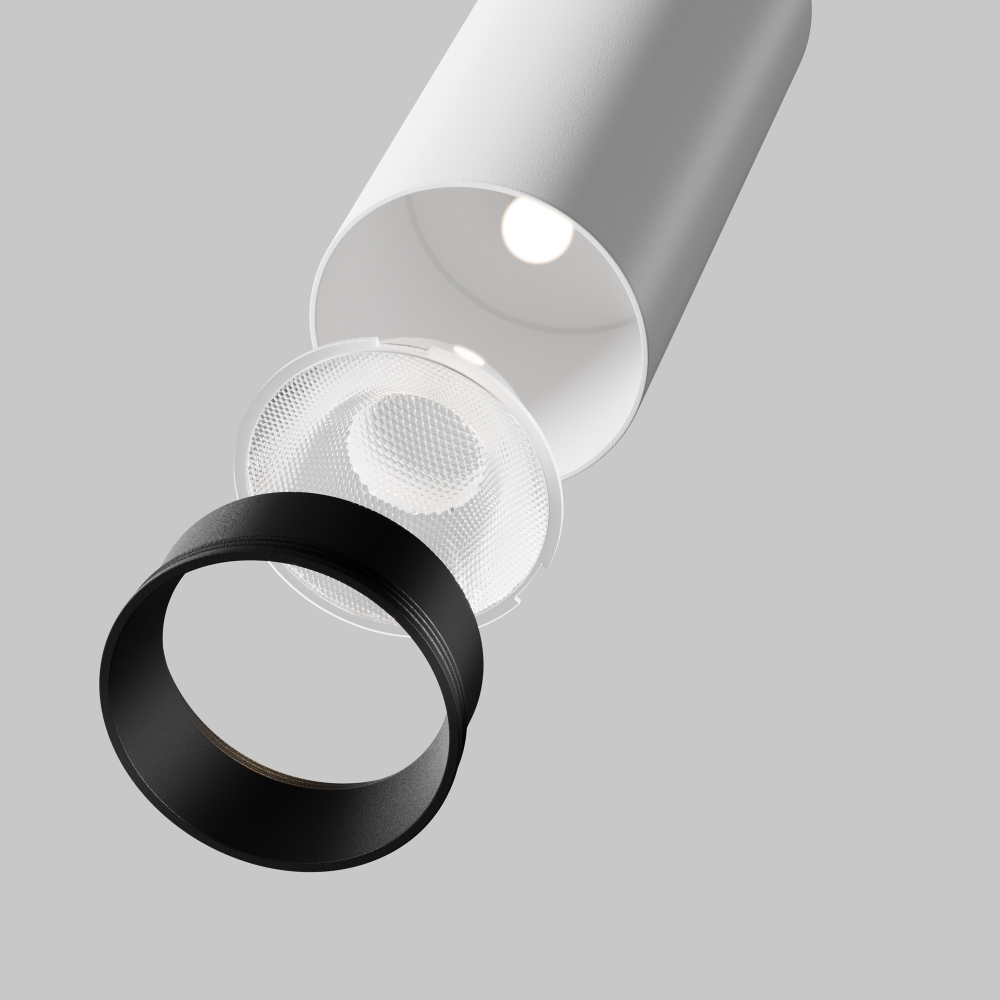 Накладной светодиодный светильник Maytoni FOCUS LED C055CL-L12W2.7K-SS-W