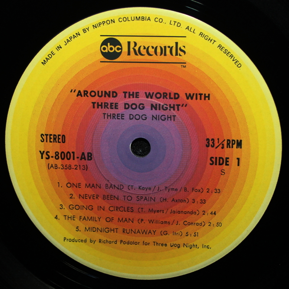 Three Dog Night / Around The World With Three Dog Night (2LP)