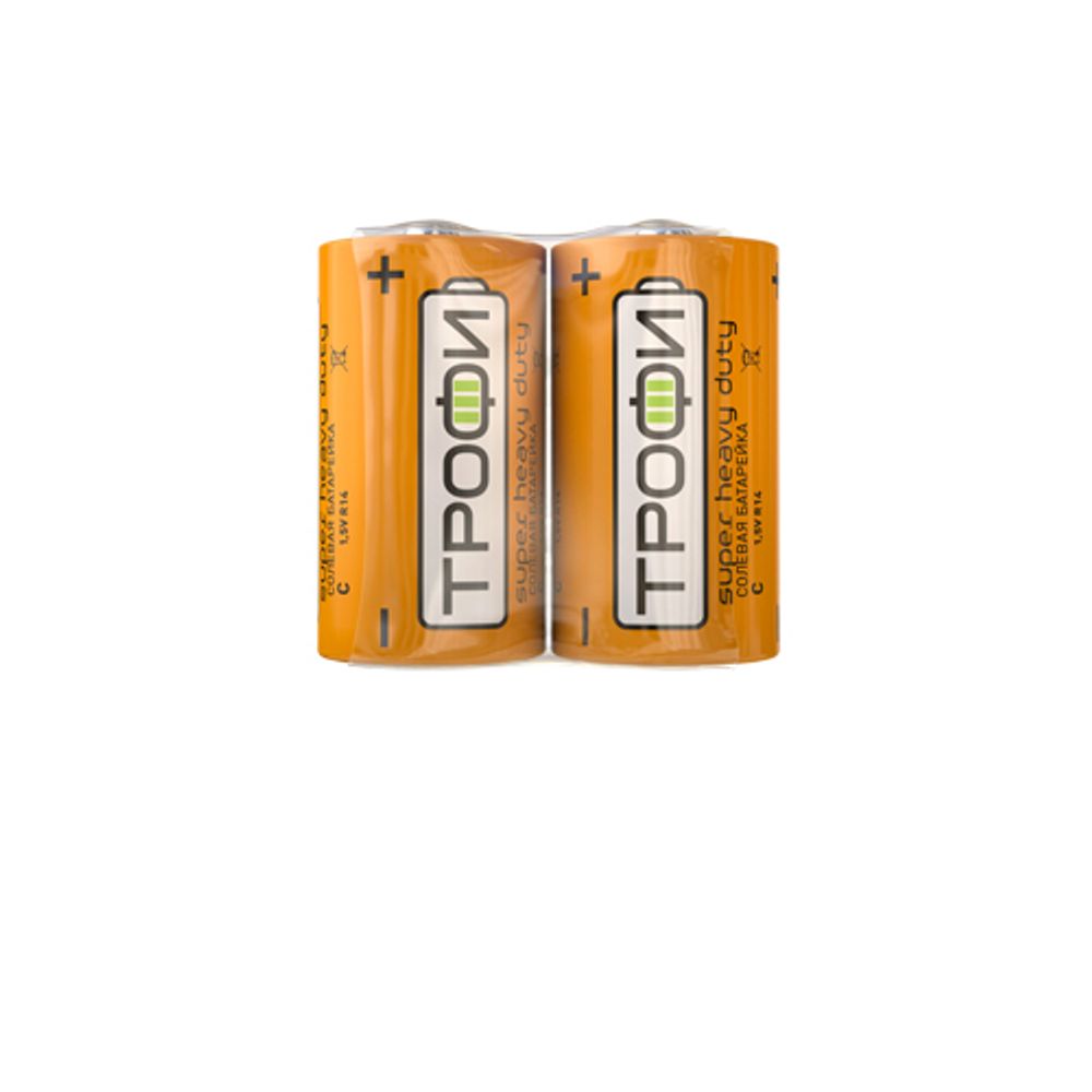 Батарейки Трофи R14-2S SUPER HEAVY DUTY Zinc | Трофи