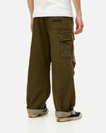 Джинсы Anteater Wide Cargo Denim Зеленый