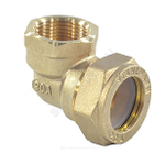 Угольник латунь 90гр 15Aх1/2" обжим/ВР STAHLMANN SEFL1501/2BEF