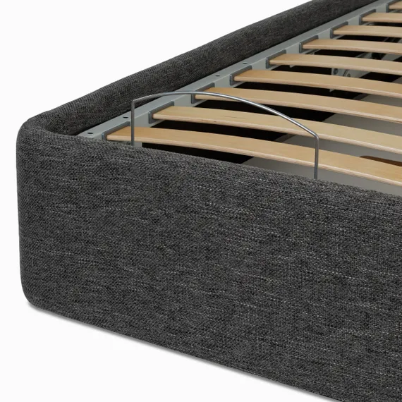 Кровать с подъемным механизмом Шиван 180x200 см, серая