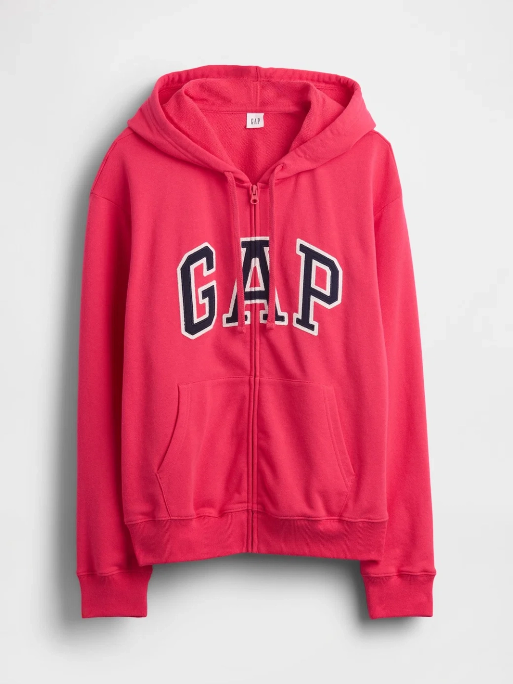 Свитшот с логотипом Gap на молнии из французского махрового полотна - GAP
