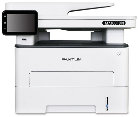 МФУ лазерное Pantum M7300FDN (A4, принтер/сканер/копир/факс, 1200dpi, 33ppm, 512Mb, ADF50, Duplex, Lan, USB) (M7300FDN)