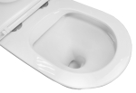 Azario Teramo AZ-1003DNR  Напольный приставной безободковый  (круглый) унитаз 580*360*430 мм