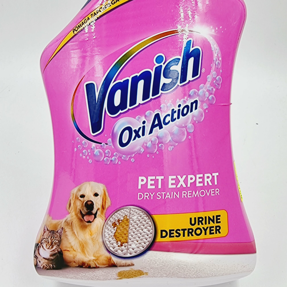 Vanish Пятновыводитель  Oxi Action Pet Clean Expert для ковров и мебели, 500 мл спрей