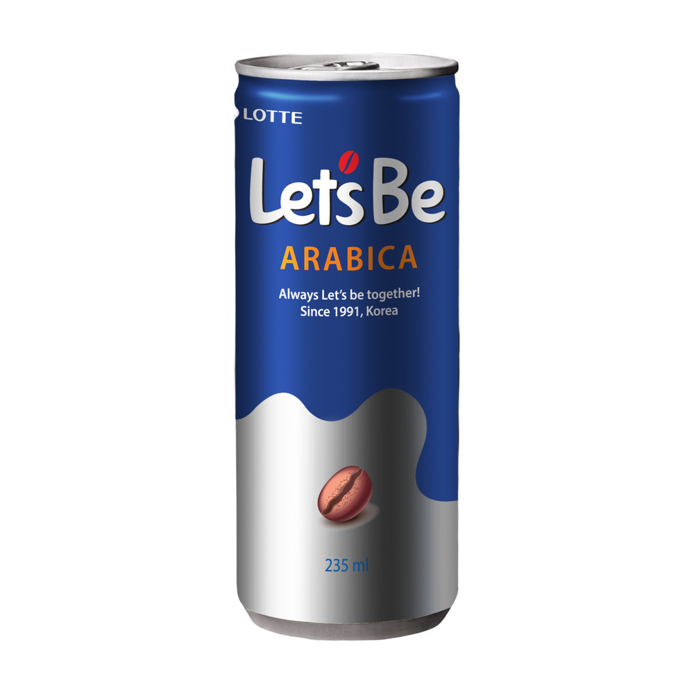 Напиток кофейный LOTTE "Let*s Be" Arabica 235мл (30шт) банка