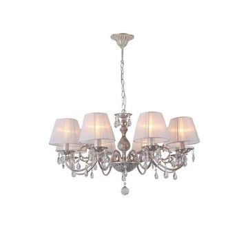 Люстра подвесная 8*E14 OML-96203-08 белое золото Roveto Omnilux