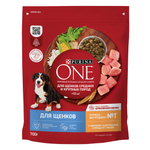 Сухой корм Purina ONE для щенков средних и крупных пород курица рис 700 г