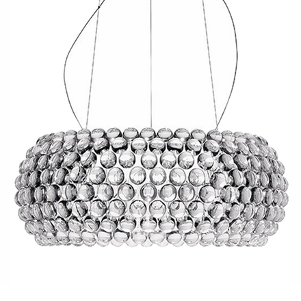 Подвесной дизайнерский светильник  CABOCHE grande от Foscarini (прозрачный)