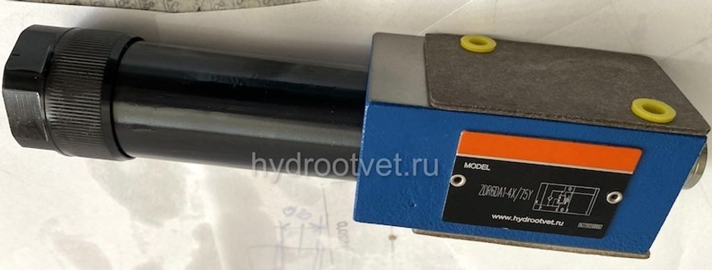 ZDR6DA1-4X/25Y - Редукционный клапан Ду 6 трехлинейный модульного монтажа с давлением регулировки до 25 бар, регулирует в канале A, обратный клапан - есть