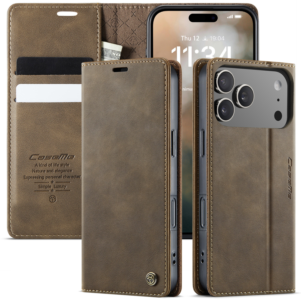 Чехол-книжка CaseMe RFiD iPhone 17 Pro Max