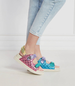 Кожаные босоножки orson Kurt Geiger - разноцветная(3469699109)