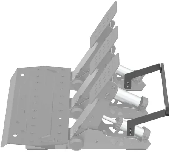 Задний опорный кронштейн для педалей MOZA SRP2 Rear Support Bracket RS100