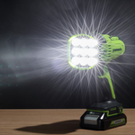 LED-прожектор (поисковый фонарь) акк. Greenworks G24SL, 24V, 3000 лм, дальность до 700 м, скоба, без АКБ и ЗУ