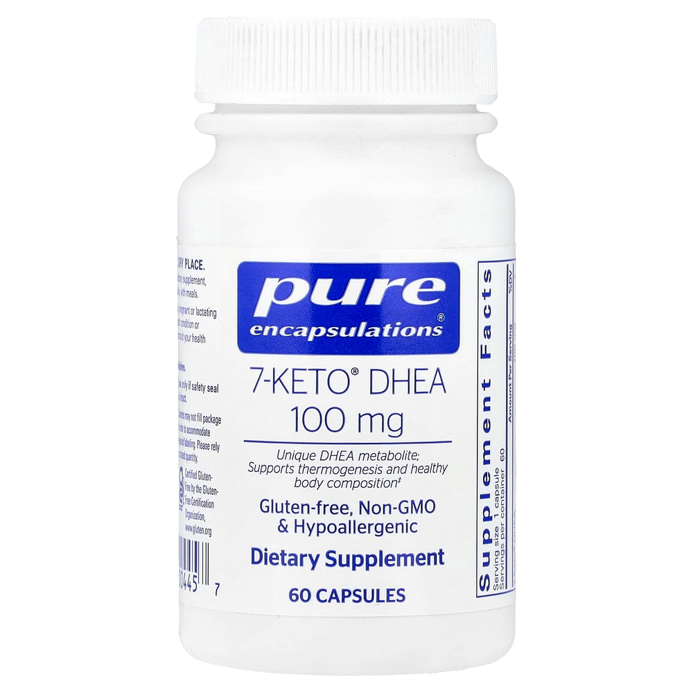 Pure Encapsulations, 7-Keto® DHEA, 100 mg, 60 Capsules