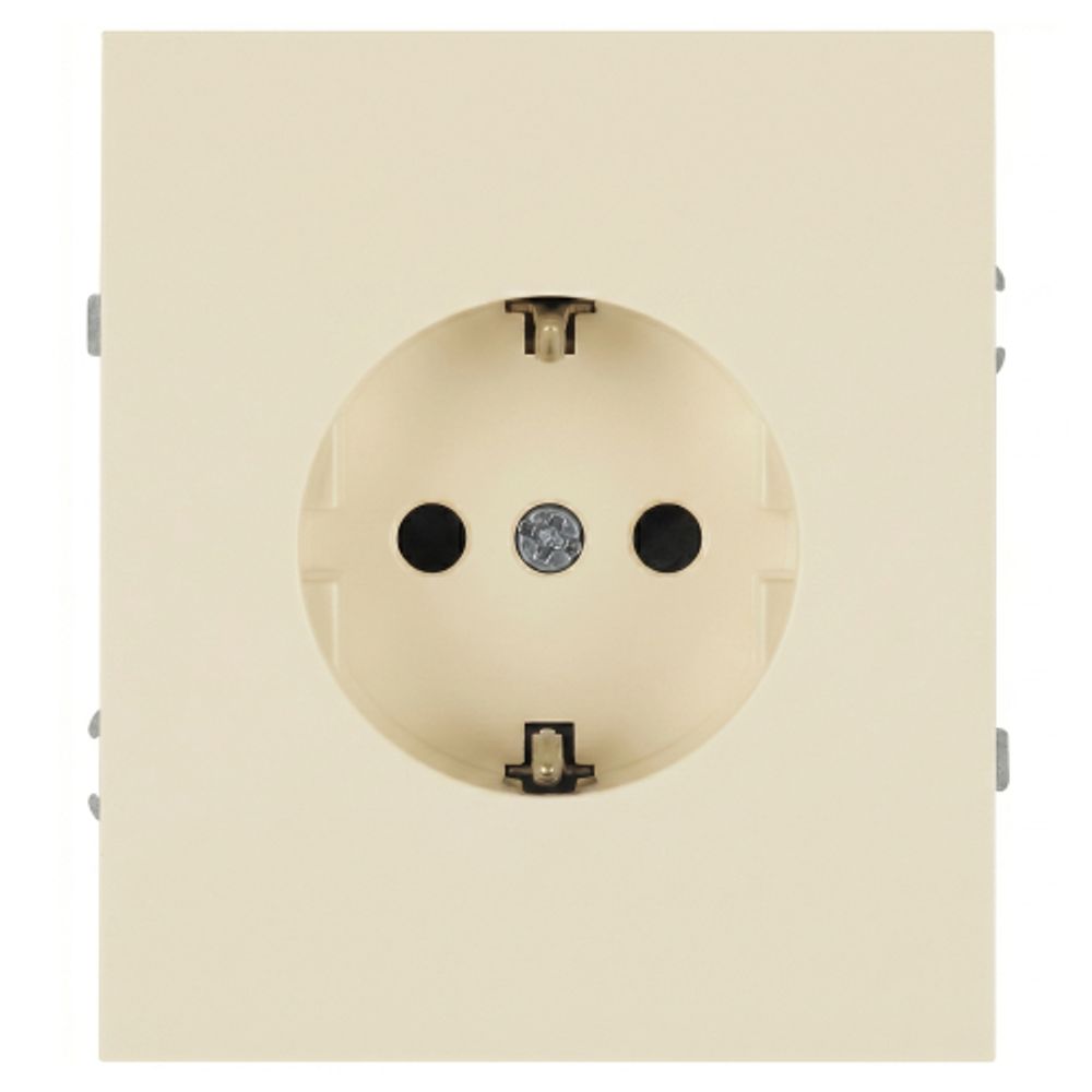 Розетка ЭРА Arktik 16-2102-02 с заземлением 2P+E Schuko со шторками 16А-250В слоновая кость | Эра Arktik