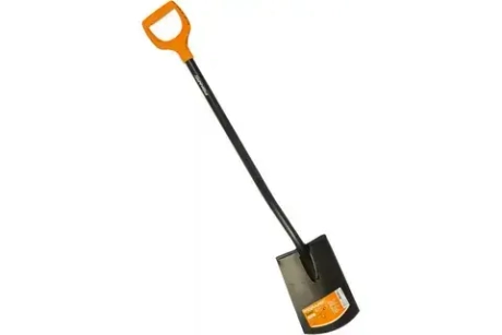 Лопата совковая Ritter Garden SolidS1 (классическая, стальной черенок, сварное соединение, ручка ABS