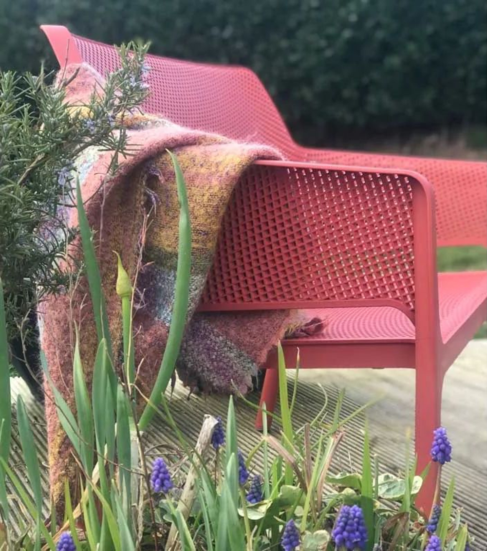 Комплект пластиковой мебели Nardi Net Relax, коралловый