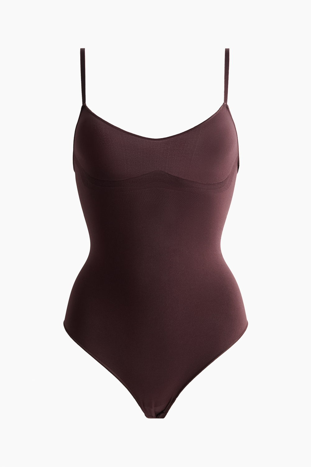 Боди-стринги Seamless Light Shape — Тёмно-коричневый - H&M