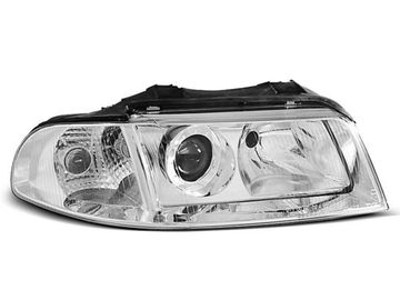 Передние фары CHROME для Audi A4 B5 (99-01)