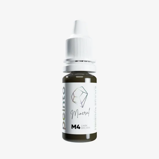 PEINTO - Пигмент для бровей M4 Dark Brown (MINERAL by Пеинто)
