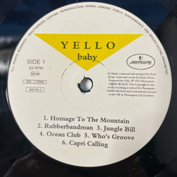 Винтажная виниловая пластинка LP Yello Baby (Германия 1991)