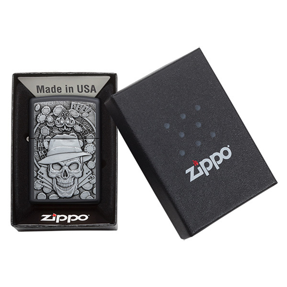 Зажигалка Zippo Classic с покрытием Black Matte