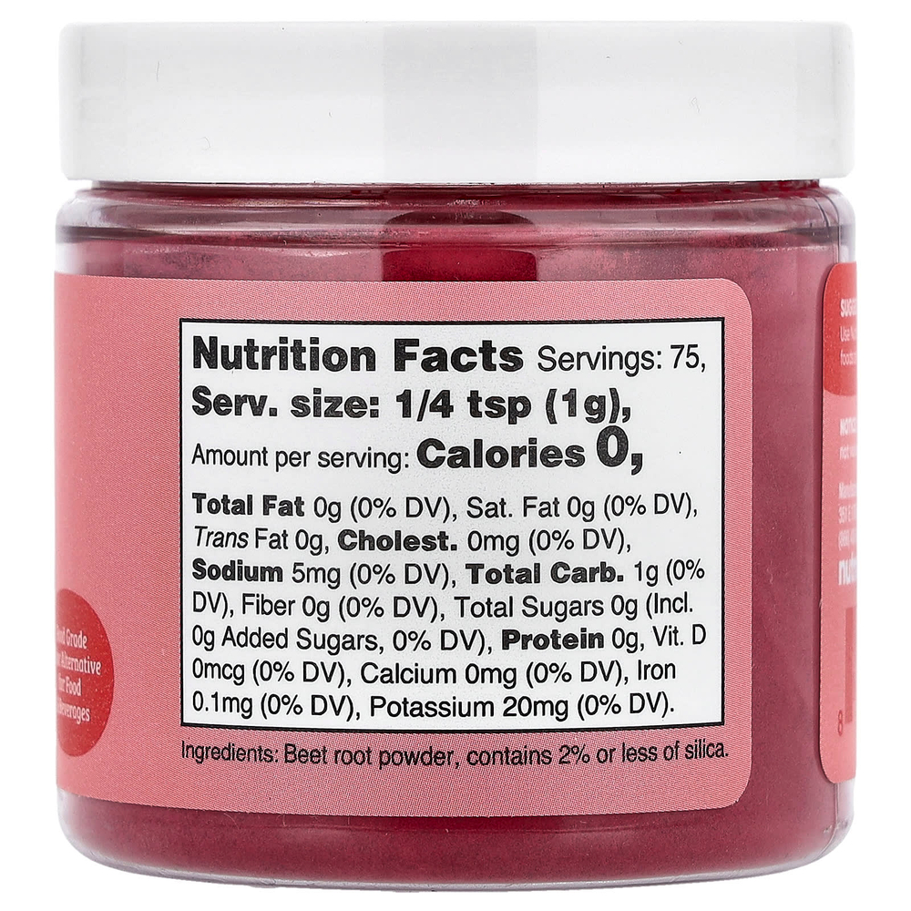 Nutricost, Nutricolor™, корнеплод красной свеклы, 75 г (2,7 унции)