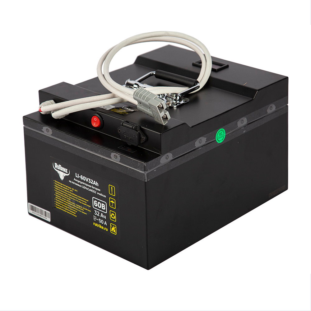 Литиевый Аккумулятор RuTrike (MnCoNi) 60V32A/H