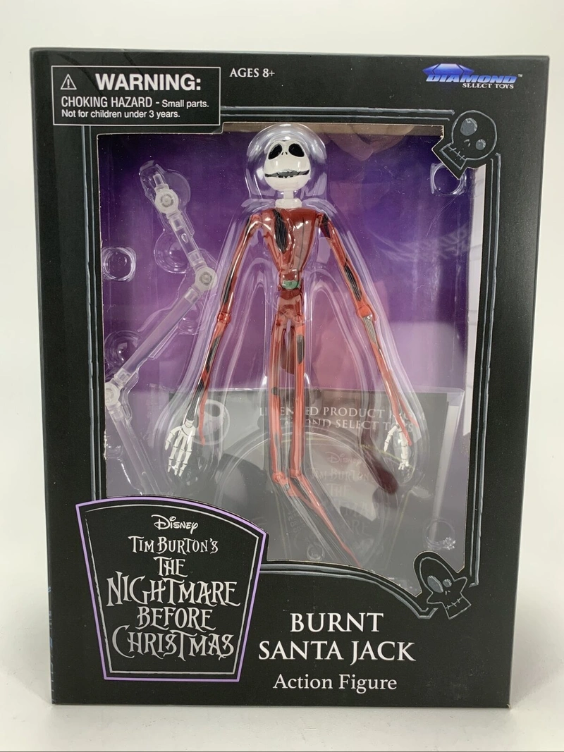 The Nightmare Diamond Select Toys Burnt Santa Jack