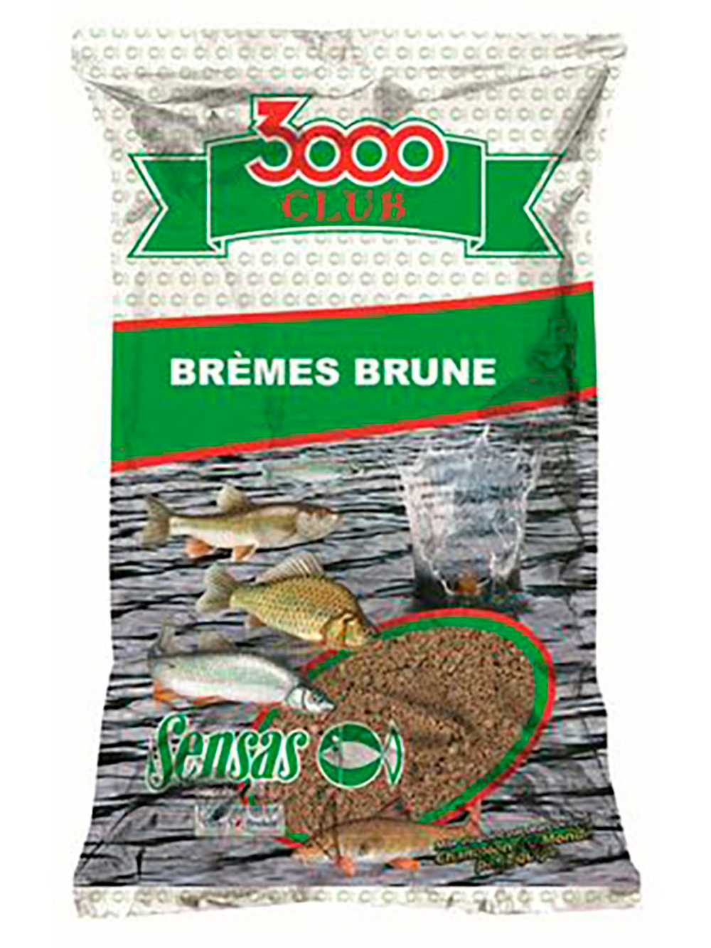 Прикормка Sensas 3000 Club BREMES Brune 1кг