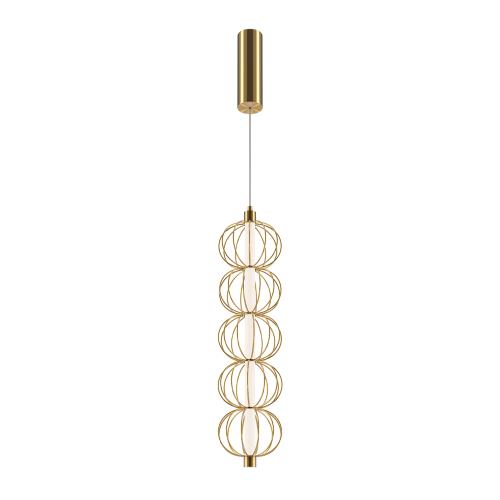 Подвесной светодиодный светильник Maytoni Golden Cage MOD216PL-L10G3K