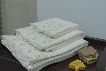 Набор полотенец 3шт Sandri Lace Blu