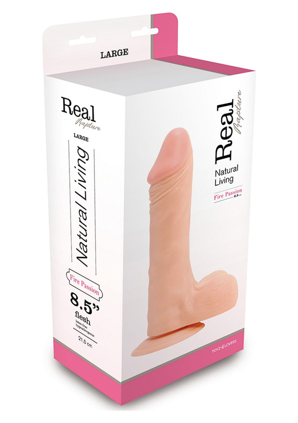 Фаллоимитатор-реалистик Dildo - 24,5 см. (Цвет: телесный)