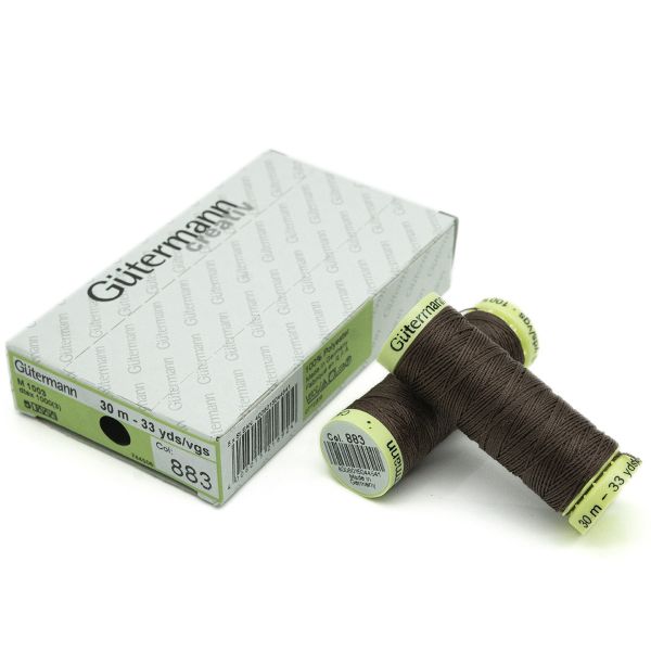 Нитки отделочные Gutermann Top Stitch 30 (30 метров), 5 кат. | 883 т.горький шоколад