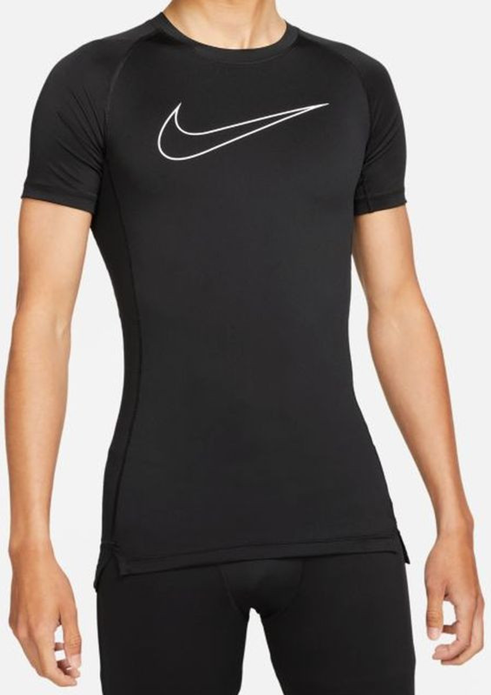 Компрессионка  Nike Pro Dri-Fit Tight Top SS M - черный