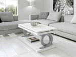 Журнальный стол Nora 2062 Blanco/Plata Disemobel