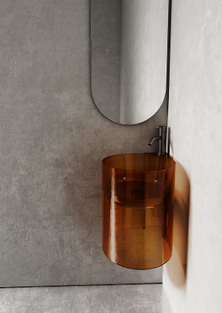 Раковина Abber Kristall 42 AT2705Opal Коричневая