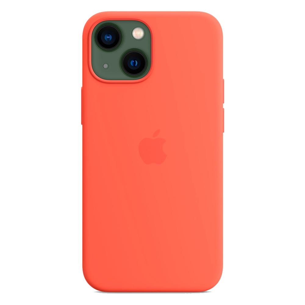 Силиконовый чехол с поддержкой MagSafe Apple Silicone Case для iPhone 13 mini, Nectarine (Спелый нектарин)