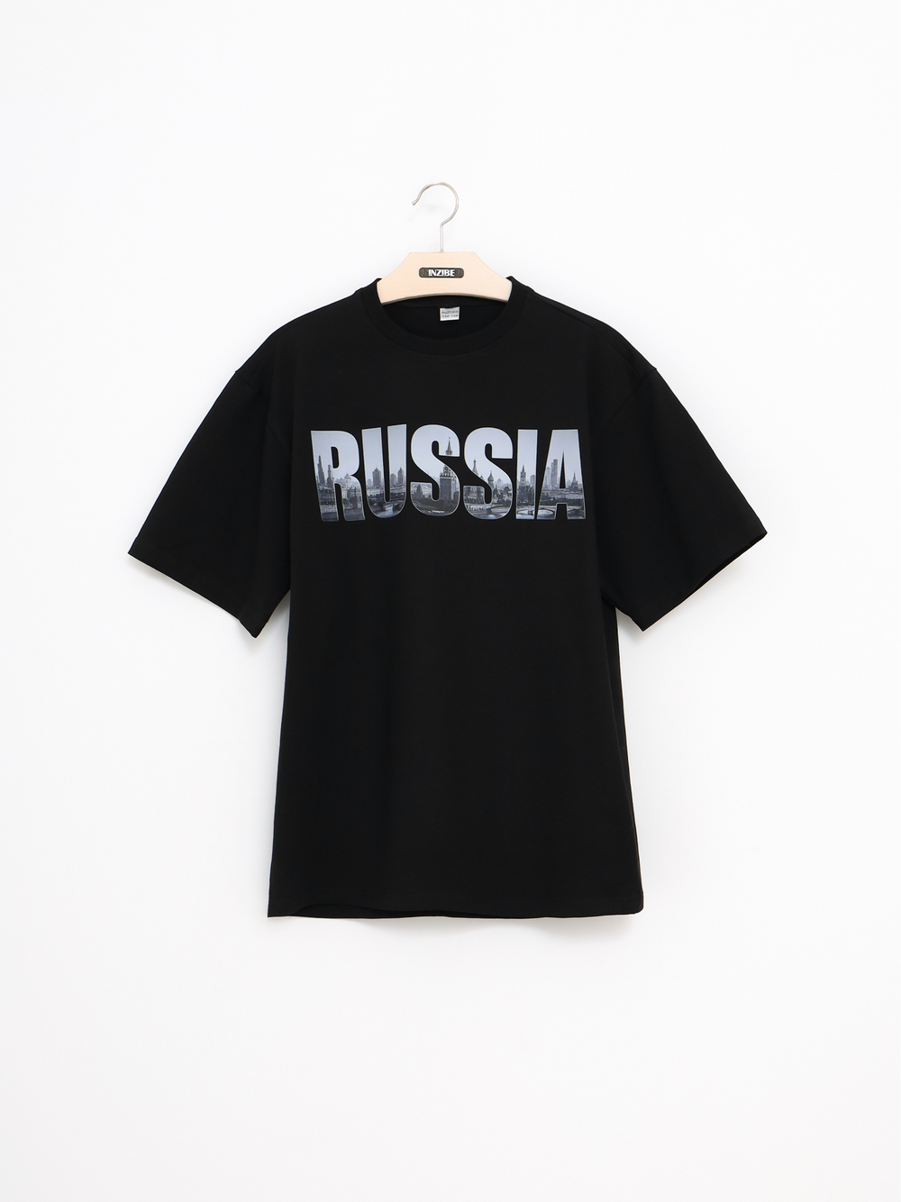 Футболка RUSSIA, ч/б