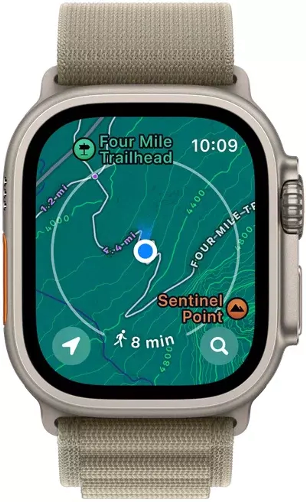 Умные часы Apple Watch Ultra 2 49 мм Titanium Case GPS + Cellular, Olive Alpine Loop S