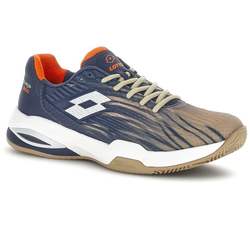 Мужские кроссовки теннисные Lotto Mirage 200 II PRT Clay - indigo blue/all white/irish beige