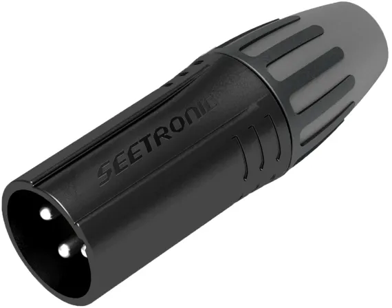 Seetronic SCMM3-B Кабельный разъём XLR "папа", 3-контактный.