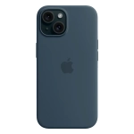 Силиконовый чехол с поддержкой MagSafe Apple Silicone Case для iPhone 15, Storm Blue (Штормовое небо)