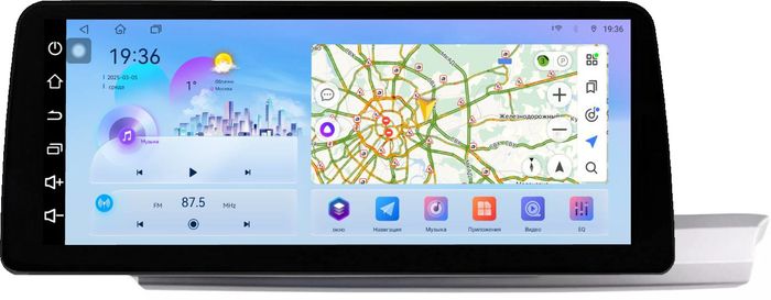 Магнитола для Honda Stepwgn 4 2009-2015 (правый руль) - FarCar монитор 12.3" 2K QLED на Android 14, Быстрая, CarPlay, 4G SIM-слот