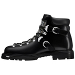 DIOR Explorer Top Grain Cow Leather Ankle Boots Men"s Black