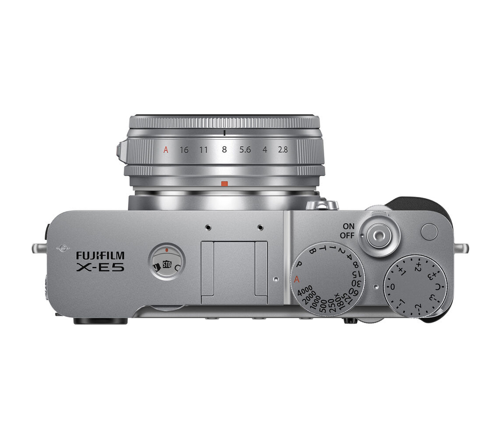 Беззеркальный фотоаппарат Fujifilm X-E5 Kit 23mm f/2.8, серебристый