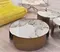 Журнальный столик Stone Antique L, Ø90х30 см, латунь, керамогранит