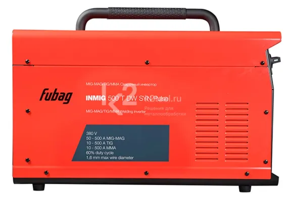Сварочный полуавтомат инвертор Fubag INMIG 500T DW SYN PULSE + DRIVE INMIG DW SYN PULSE + шланг-пакет 5 м + горелка FB 400, 3 м
